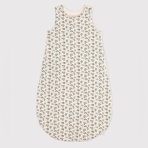 Petit Bateau BABIES' FLORAL COTTON TOG 3-RATED SLEEPING BAG 6-18mo